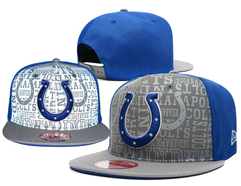 Indianapolis Colts 2014 Draft Reflective Snapback Hat SD 0613